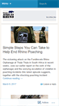 Mobile Screenshot of africanrhino.org